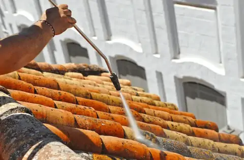 Nettoyage de toitures - Le Chaffaut-Saint-Jurson